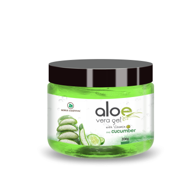 Aloe Vera Gel with Cucumber and Vitamin E - 200g Pack